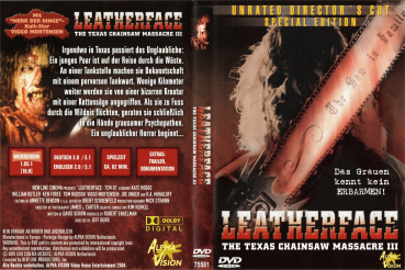 The Texas Chainsaw Massacre 3 / Leatherface - Unrated Director's Cut  (DVD-/+R)