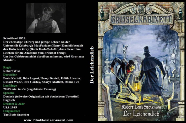 Der Leichendieb - uncut  (DVD-/+R)