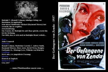 Der Gefangene von Zenda / 1937 - uncut  (DVD-/+R)