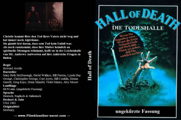 Hall of Death / Die Todeshalle - uncut  (DVD-/+R)
