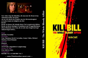 Kill Bill / Vol 1+2 -The Whole Bloody Affair  (XXL-Langfassung)  (DVD-/+R)