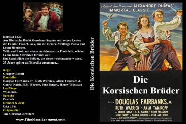 Die Korsischen Brüder / 1941 - uncut  (DVD-/+R)