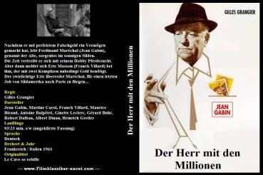 Der Herr mit den Millionen - uncut  (DVD-/+R)