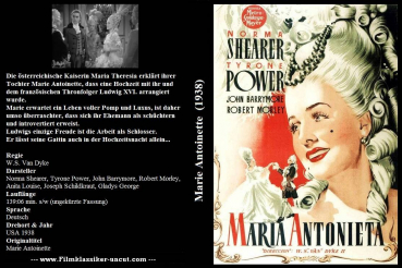 Marie Antoinette / 1938 - uncut  (DVD-/+R)