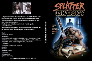Splatter University - uncut  (DVD-/+R)