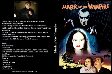 Mark of the Vampire - uncut  (DVD-/+R - coloriert)